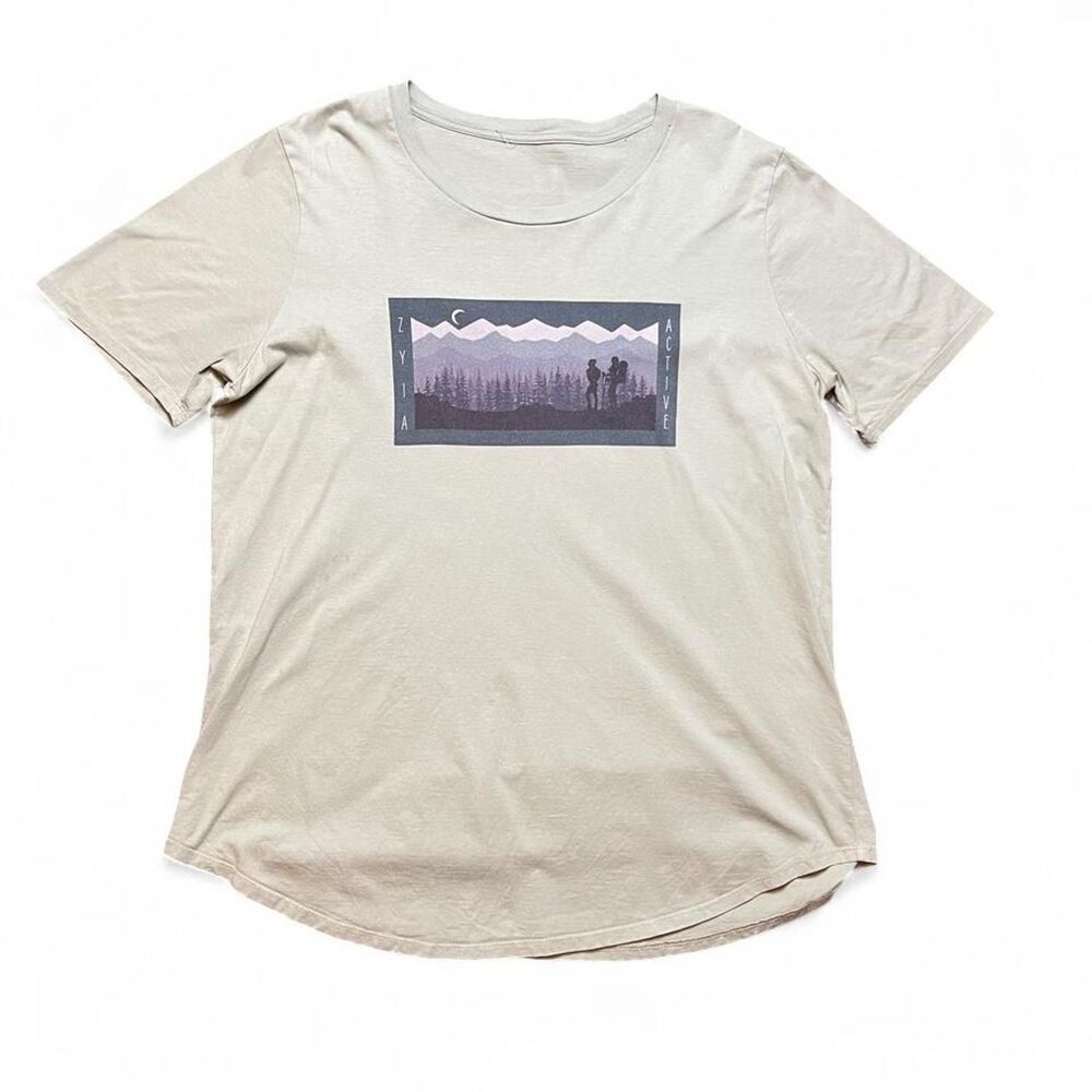 Zyia Active Men's Light Green T-shirt